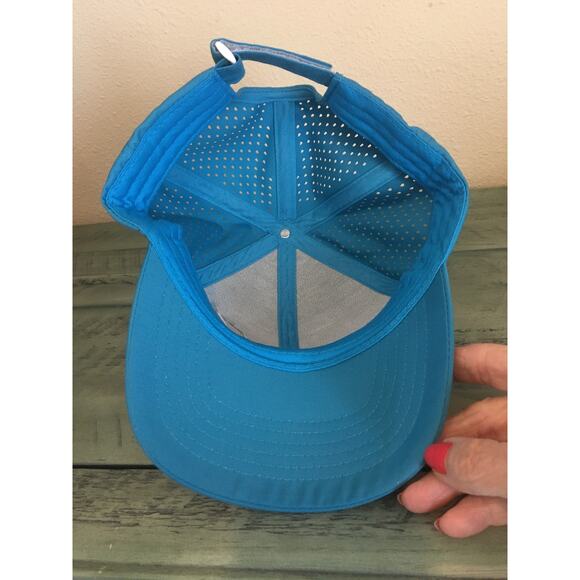Lexus Mesh Turquoise Blue Adjustable Self Fastener Ball Cap NWOT Never Worn - Picture 3 of 3